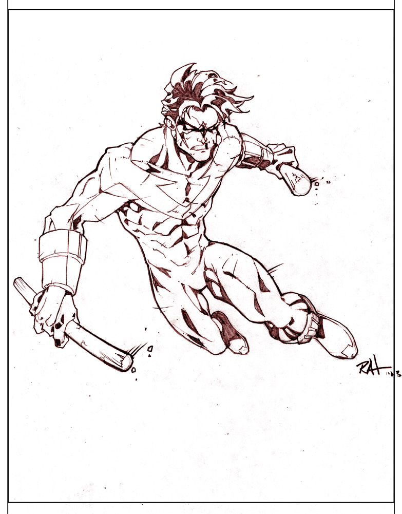 783x1001 Nightwing Practice By Raheight2002 2012