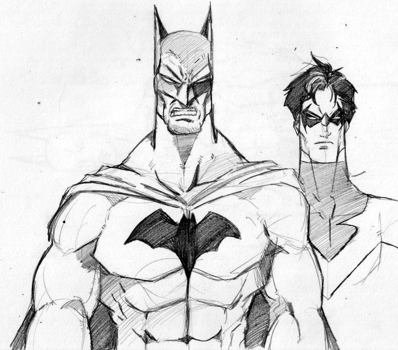776x682 Batman And Nightwing By Themonkeyyouwant