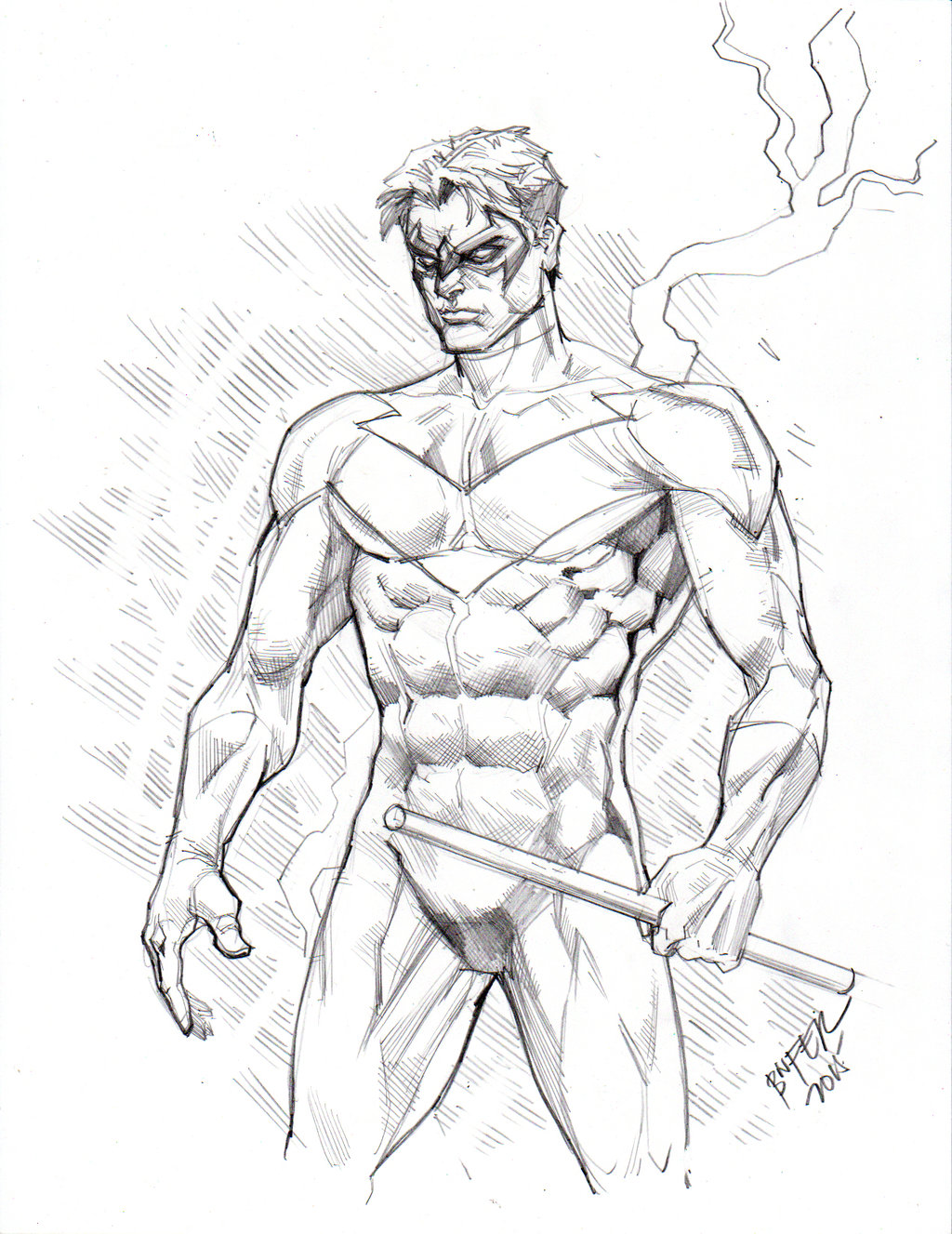 1024x1327 Nightwing By Bienflores