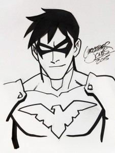 Nightwing Drawing at GetDrawings | Free download