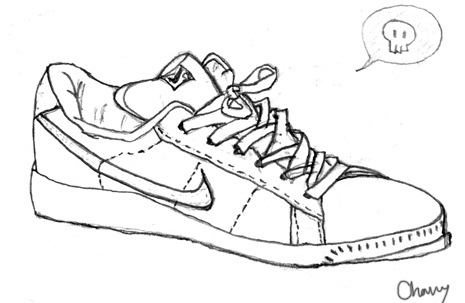 Nike Drawing at GetDrawings | Free download