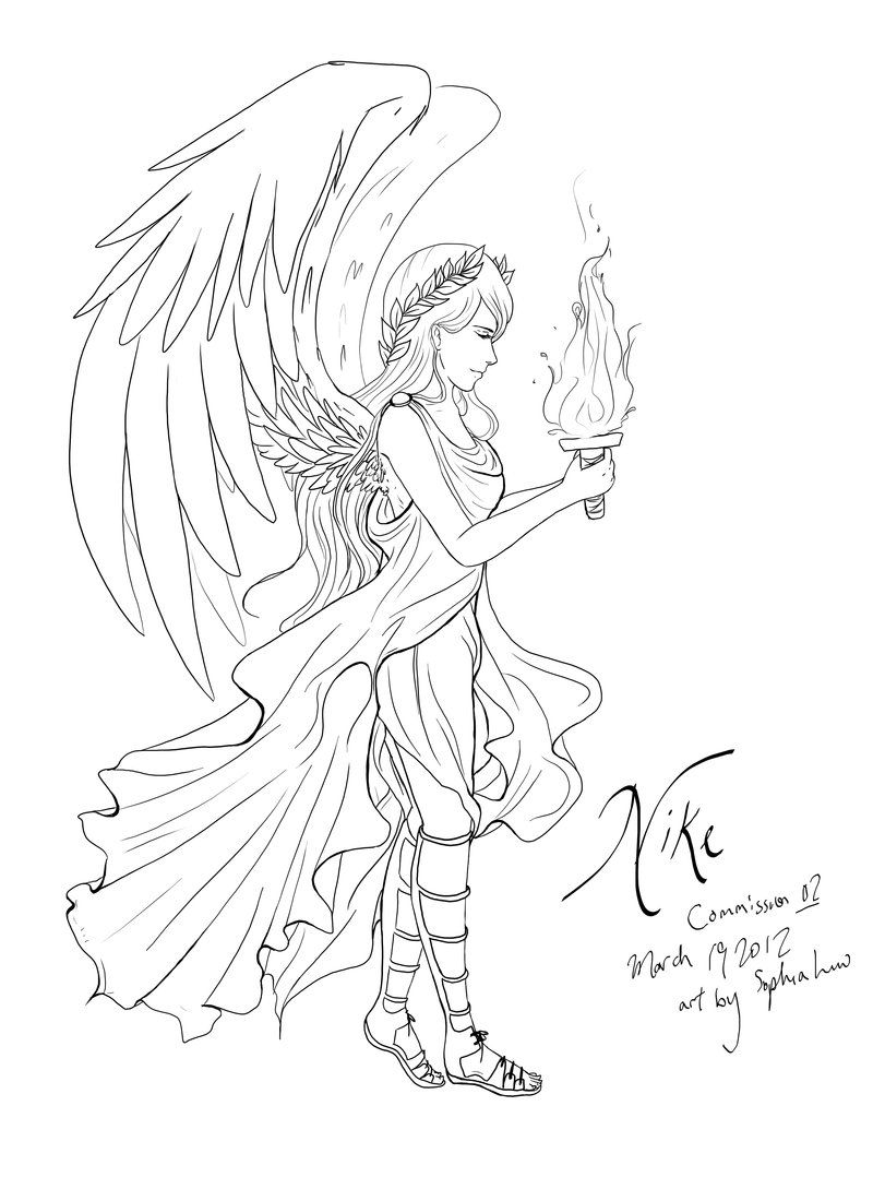 800x1100 Commission Nike 02 By Sorelliena On Nike Tattoo