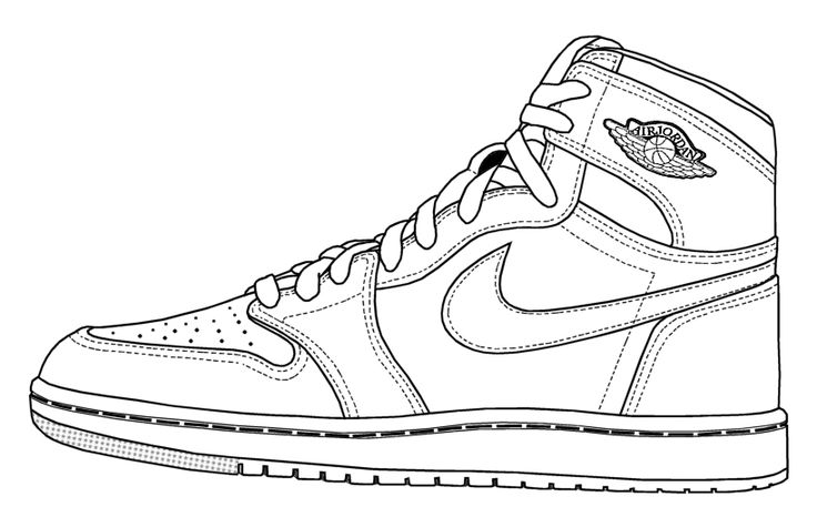 736x466 Nike Shoes Coloring Pages