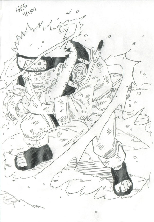 600x861 Nine Tailed Fox Or Naruto By Gaarasgirl86