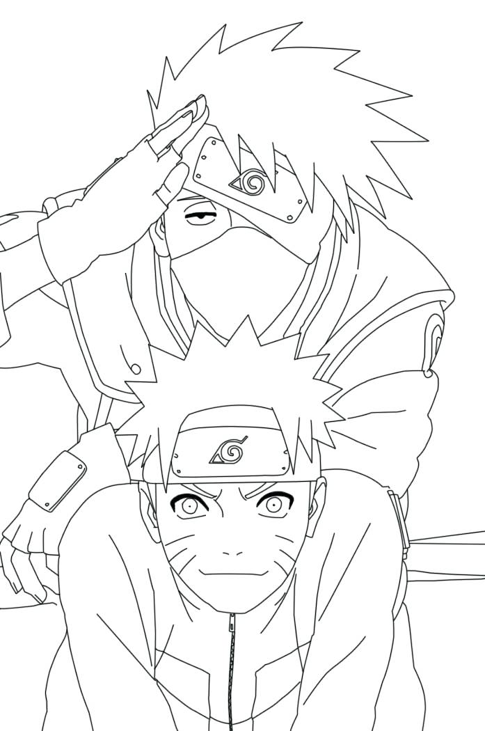 697x1050 Cheap Naruto Coloring Pages Fee Pictures To Print Download Nine