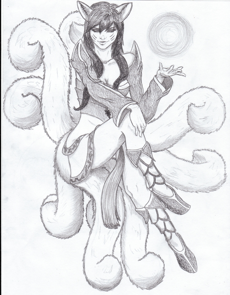 768x982 Ahri The Nine Tailed Fox By Ninjason57