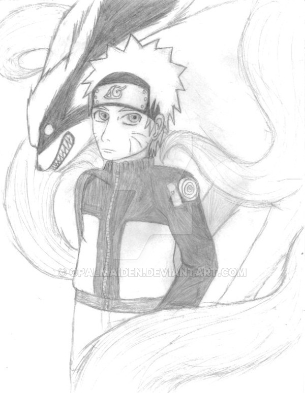 600x775 Nine Tails Naruto By Opalmaiden