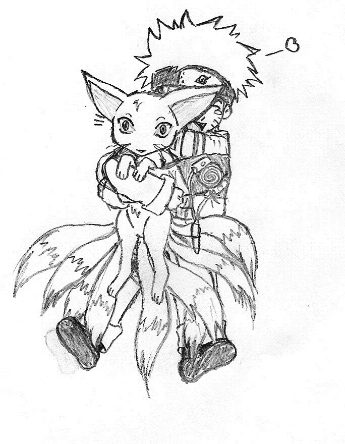 684x880 Naruto Nine Tails Chibi By Pure Panic