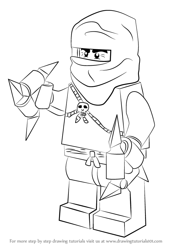 596x842 Learn How To Draw Phantom Ninja From Ninjago (Ninjago) Step By