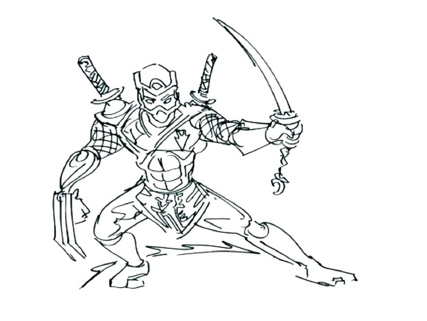 878x659 Ninja Pictures To Color Beautiful Ninja Coloring Pages Printable