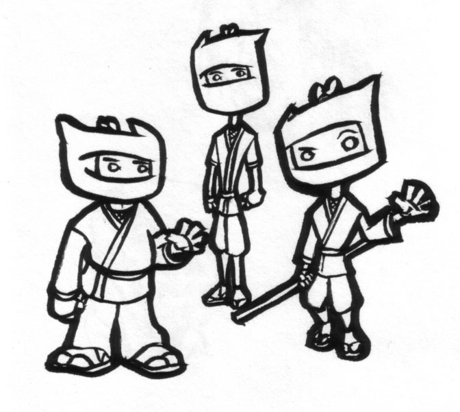 672x601 Coloring Pages Ninja Drawing For Kids Kids Also