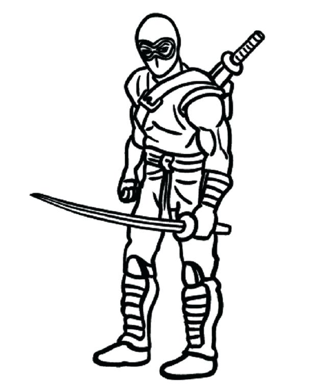 609x764 Green Ninja Coloring Page Joandco.co