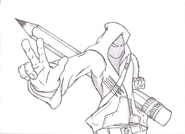 600x436 The Pencil Street Ninja By M Authentic