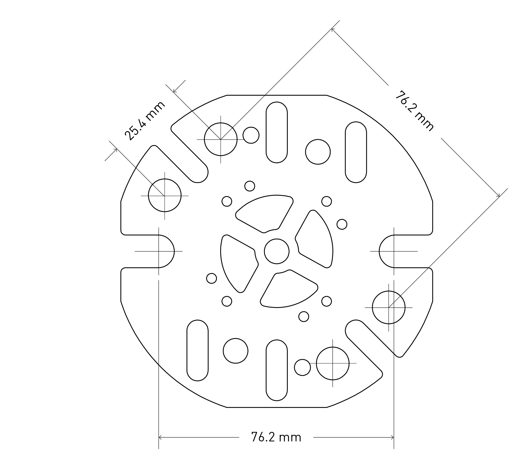 1962x1782 What Is The Mounting Pattern Of The Holes On The Ninja Star