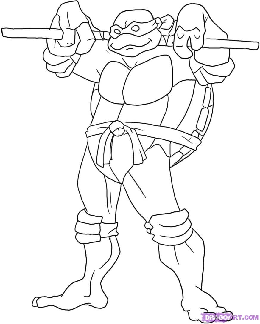 873x1085 Drawing Photos Of Teenage Mutant Ninja Turtle