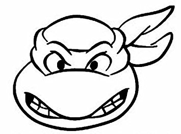 355x264 Tmnt Teenage Mutant Ninja Turtles Face 6 Black Car