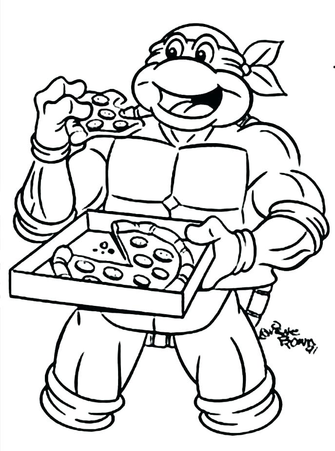 687x923 Teenage Mutant Ninja Turtles Coloring Pages For Kids Dringrames