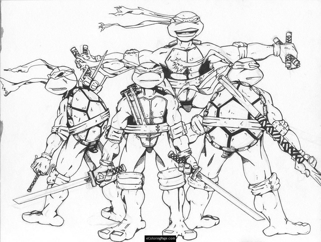1030x775 Ninja Turtles Printable Free Download