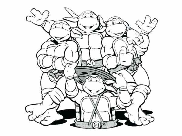 600x450 Coloring Pages Turtle Mutant Ninja Turtles Coloring Pages Coloring