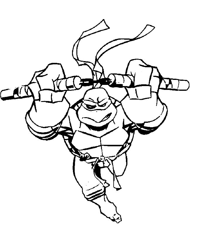 700x800 Online Ninja Turtles Coloring Pages Printable Game Free Coloring