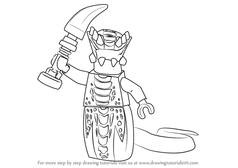 800x566 Learn How To Draw Acidicus From Ninjago (Ninjago) Step By Step