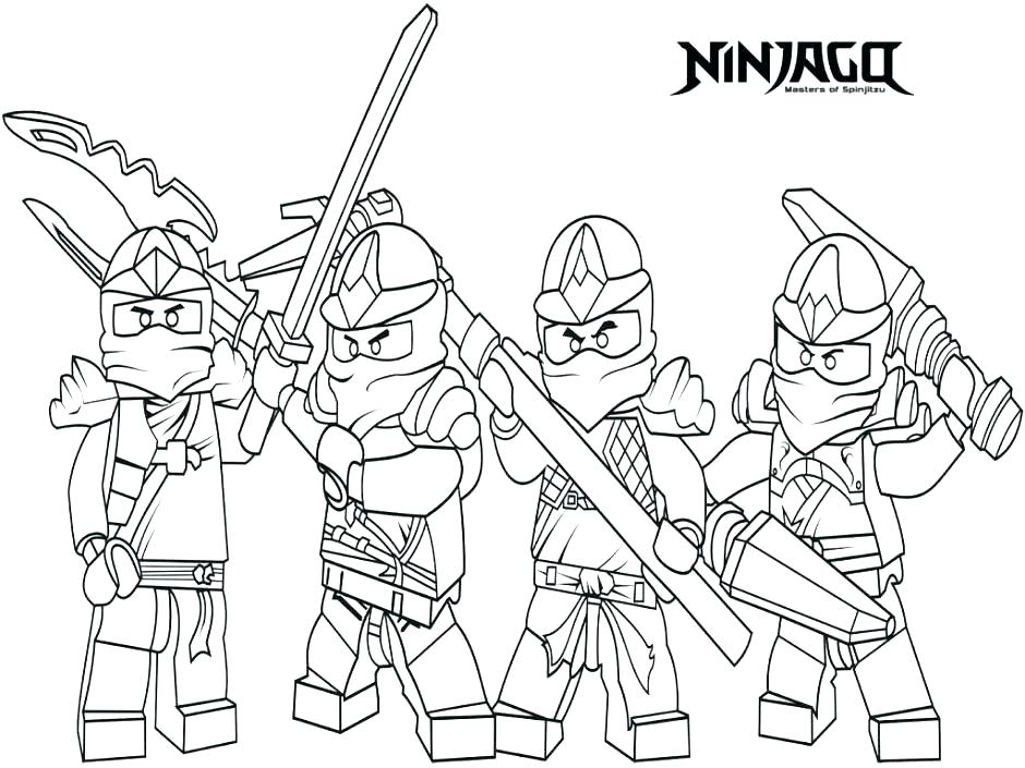 940x705 Ninjago Coloring Pages To Print Coloring Book Together