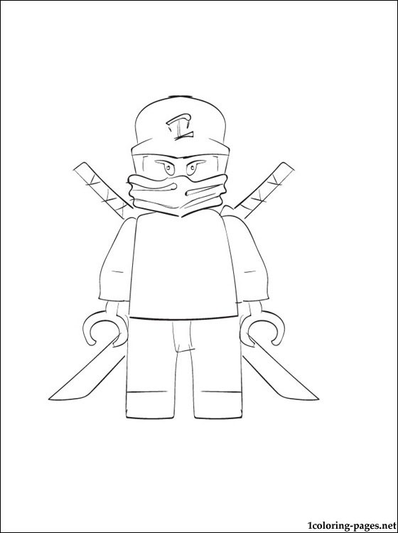 560x750 Lego Ninjago Kai Printable Page To Color Coloring Pages