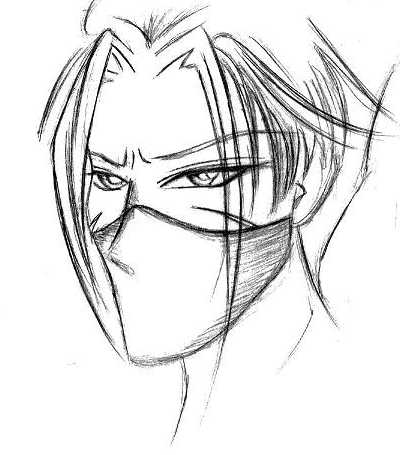 400x455 Anime Ninja By Shaybalene