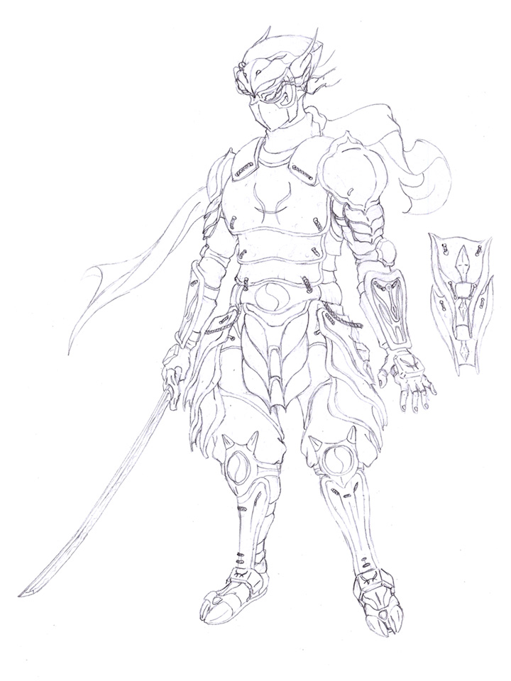 720x960 Ninja Armor Concept By Ryujin10