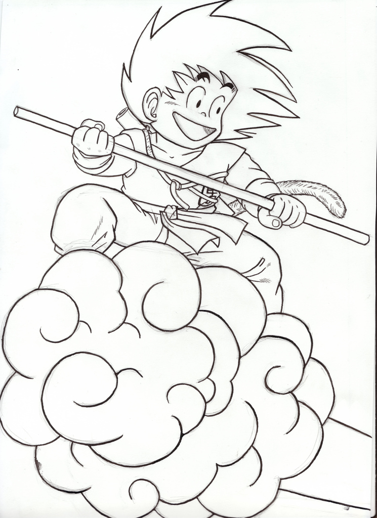 745x1024 The World's Newest Photos Of Draw And Goku