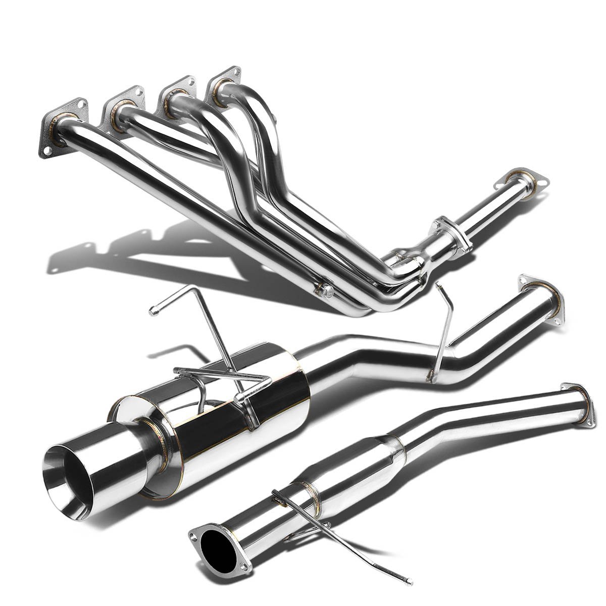 1200x1200 91 94 Nissan 240sx S13 Dohc Catback Exhaust + 4 1 Racing Header
