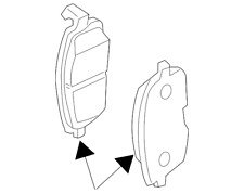 225x178 Brake Pads Amp Shoes For 1990 Nissan 240sx Ebay