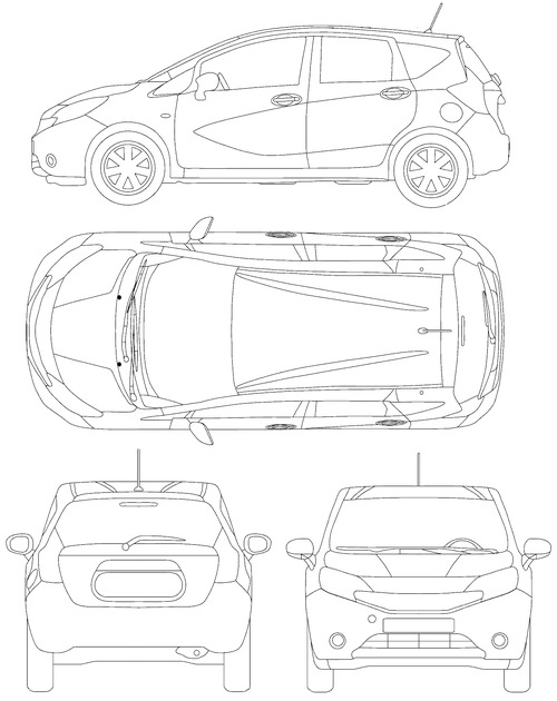 Nissan Drawing at GetDrawings | Free download