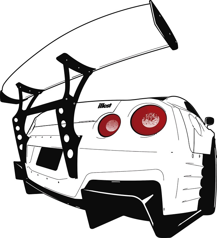 729x800 Beast Nissan Gtr Illest Stickers By Henkoh Redbubble