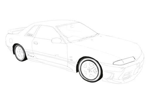 Nissan Skyline Drawing at GetDrawings | Free download