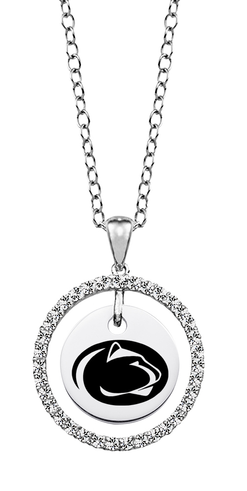 503x1000 Wholesale Penn State Nittany Lions Sterling Silver And White Cz