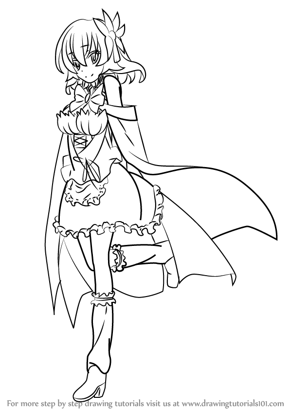 598x844 Learn How To Draw Stephanie Dola From No Game No Life (No Game No