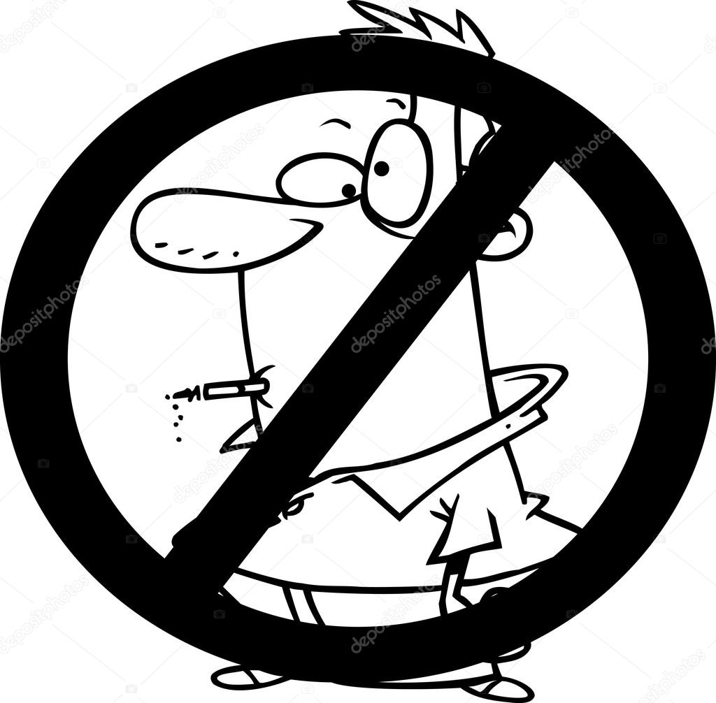 1024x1006 Cartoon No Smoking Sign Stock Vector Ronleishman