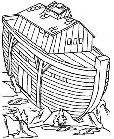 236x287 Noah's Ark Coloring Page 06 Kid Stuff Sunday