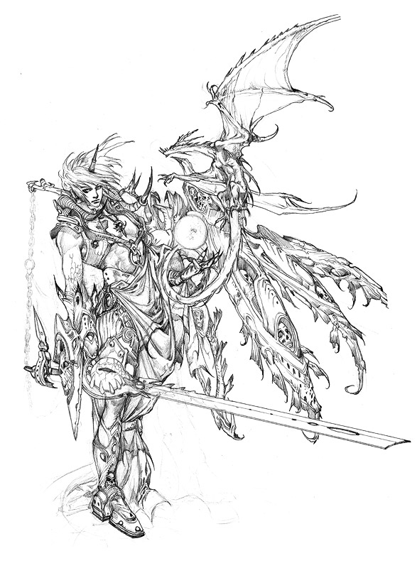 587x800 Moon.fighter Sketch. By Noah Kh