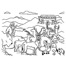 230x230 Noah Ark Coloring Page Noahs Best Line Drawings Screenshoot