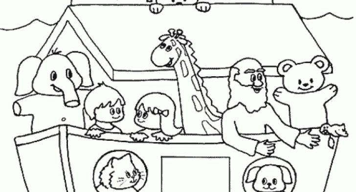 728x393 Coloring Noah's Ark Coloring Pages Lds