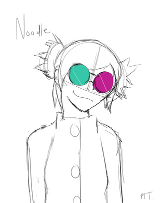 320x405 A Quick Sketch Of Noodle From Saturnz Barz! Phase 2 And 1 Of Her