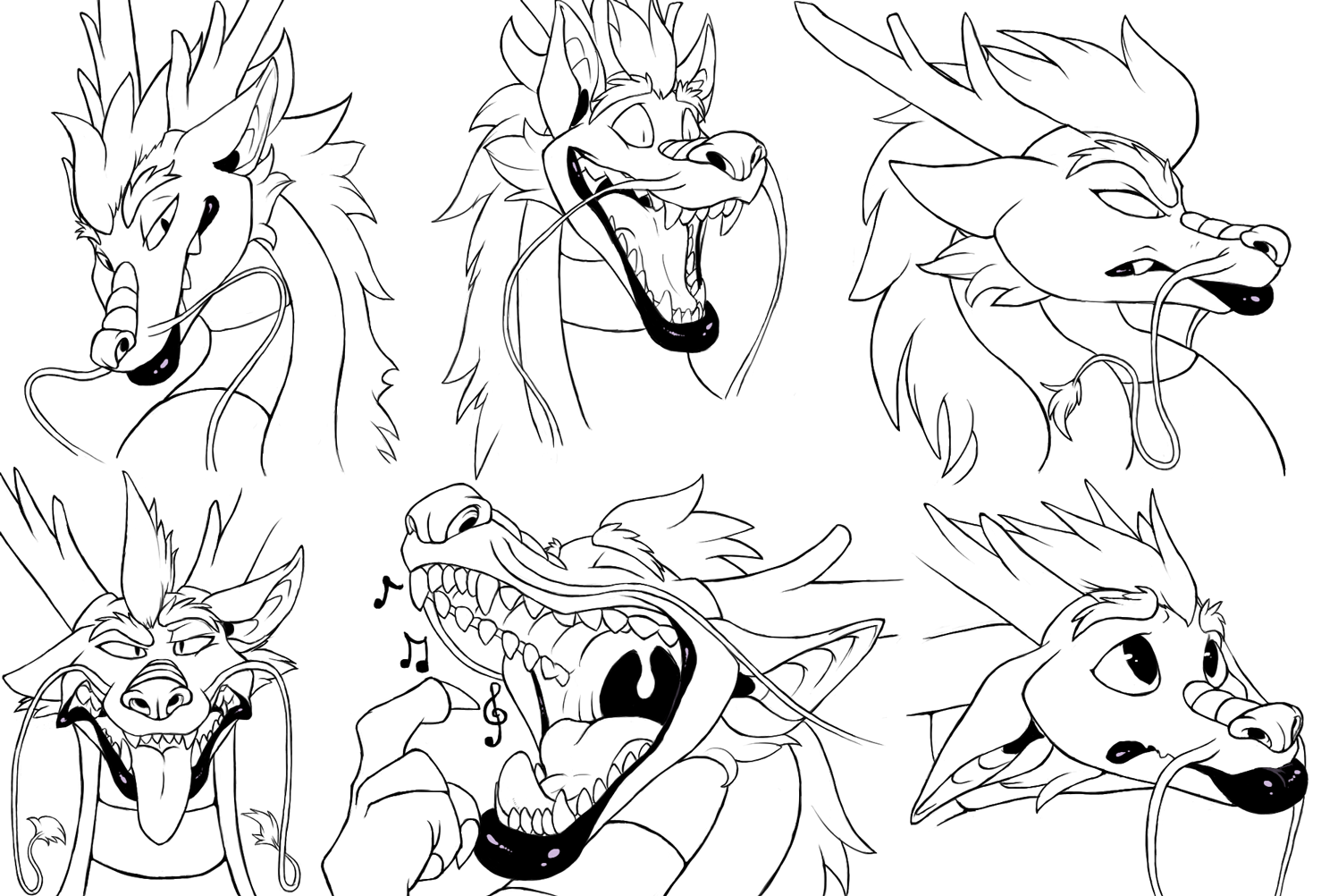 1478x1002 One Expressive Noodle Dragon Weasyl