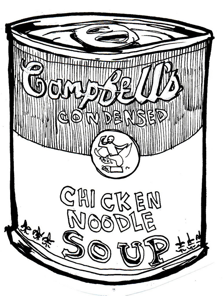 772x1024 Chicken Noodle Soup Channeling My Inner Warhol Hahaha