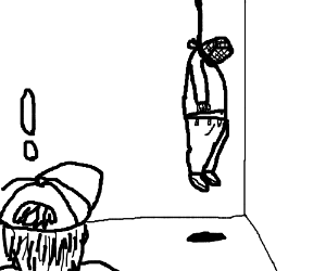 300x250 Spotting A Fat Person Hung On A Noose (Drawing By Bedrock)