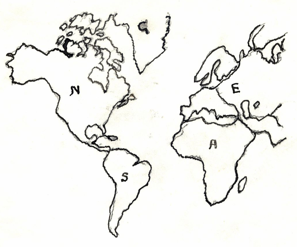 North America Drawing at GetDrawings | Free download