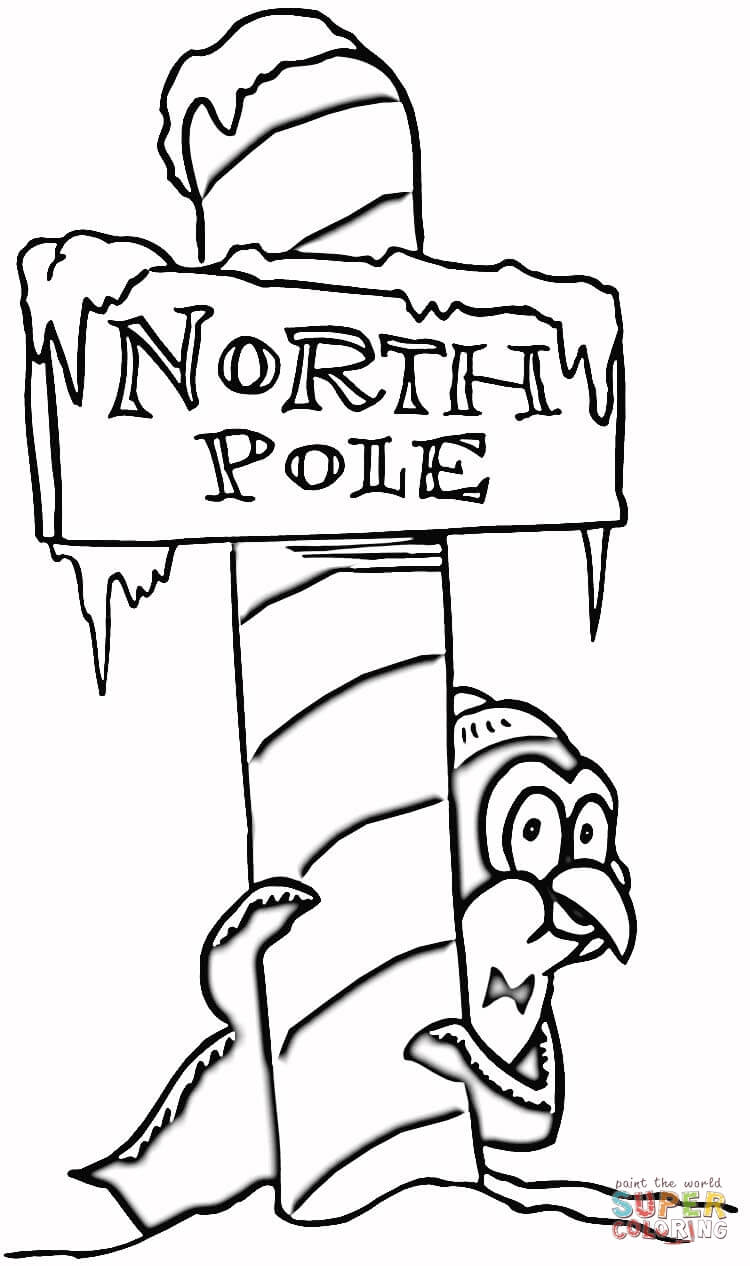 750x1266 Click On The Below Best Printable Christmas North Pole Coloring
