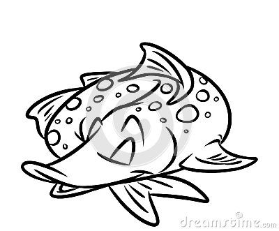 400x331 Pike Animal Coloring Pages Northern Pike Fish Coloring Page Sketch