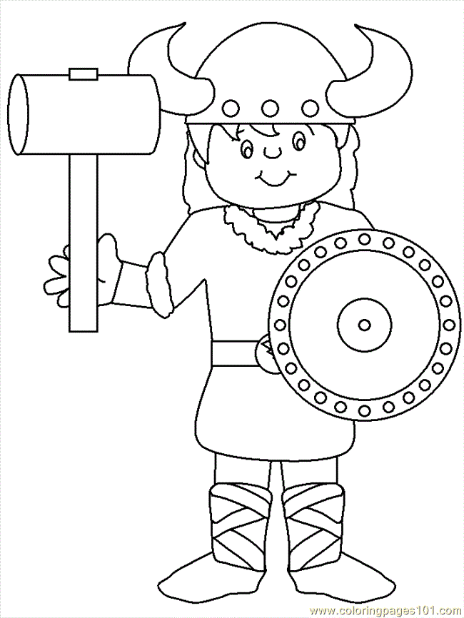 650x866 Norway Coloring Page